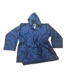 Totes Rainwear Lightweight Blue Raincoat UNISEX- One Size